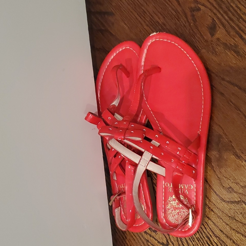 Vincent Camuto Red Sandals
